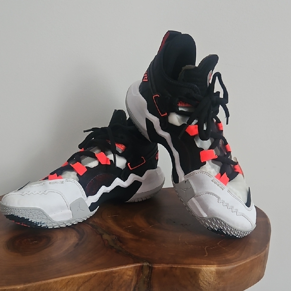 Kids' Black and Red Athletic Shoes